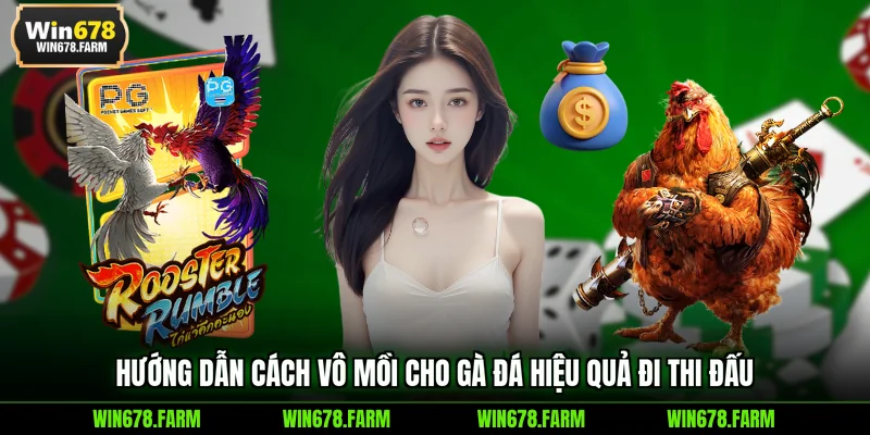 cách vô mồi cho gà đá