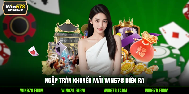 Ngập tràn khuyến mãi WIN678 diễn ra